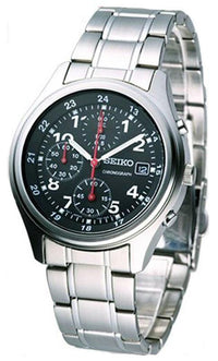 Seiko SNDB31 Men's Quartz Chronograph Black Dial 30M WR Watch ,