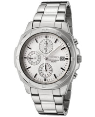 Seiko SNDB33 Men's White Dial Chronograph Quartz Watch