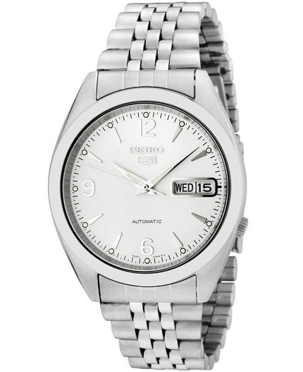 Seiko SNK131 Men's Stainless Steel White Dial Automatic Watch ,
