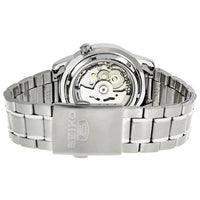 Seiko SNKK27 Men's Seiko 5 Automatic Stainless Steel Bracelet Blue Dial Day Date Watch ,