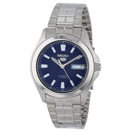Seiko SNKL07 Men's Seiko 5 Automatic Steel Bracelet Blue Dial Watch ,