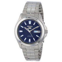Seiko SNKL07 Men's Seiko 5 Automatic Steel Bracelet Blue Dial Watch