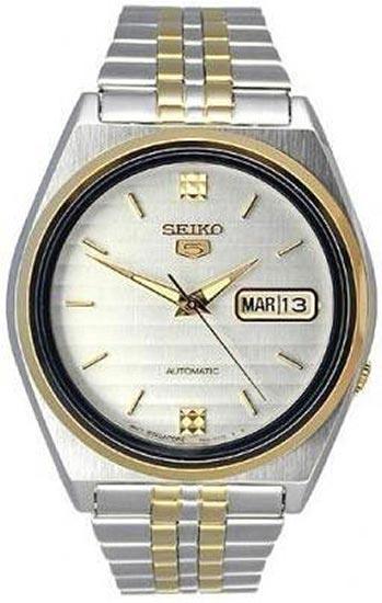 Seiko SNX166 Men's Two Tone White Dial Automatic Watch ,
