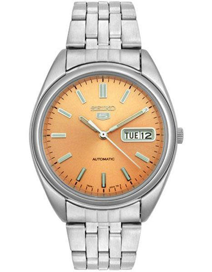 Seiko SNXA11 Men's Copper Dial Stainless Steel Watch ,