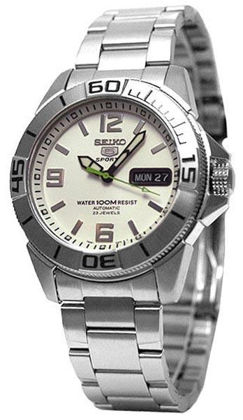Seiko SNZE21 Men's Stainless Steel Silver Dial Automatic Watch ,