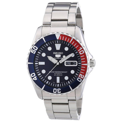 Seiko SNZF15 Men's 5 Sports Automatic Blue Dial Stainless Steel Bracelet Watch ,