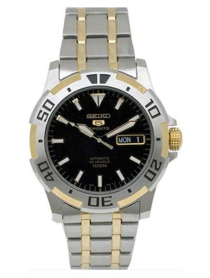 Seiko SNZJ44 Men's Two Tone Gold Plated SS Automatic Watch ,