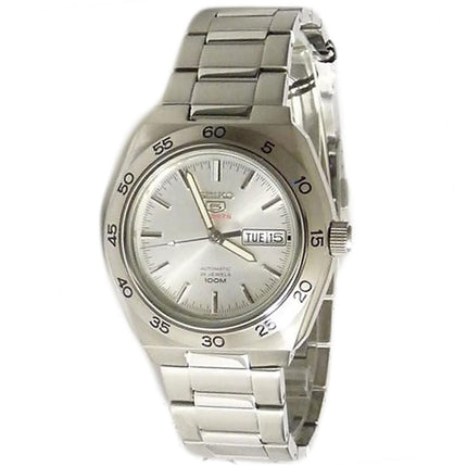 Seiko SRP239K1 Men's 5 Sports Automatic Silver Tone Dial Steel Bracelet Watch ,