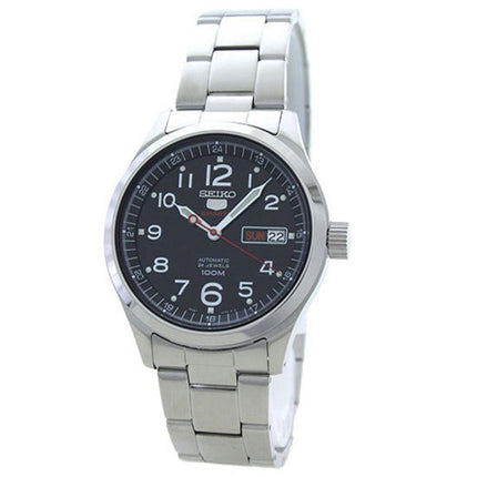 Seiko SRP269 Men's 5 Sports Automatic Black Dial Stainless Steel Bracelet Watch ,