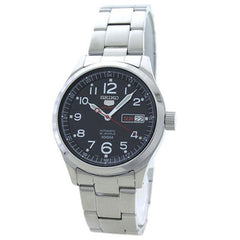 Seiko SRP269 Men's 5 Sports Automatic Black Dial Stainless Steel Bracelet Watch