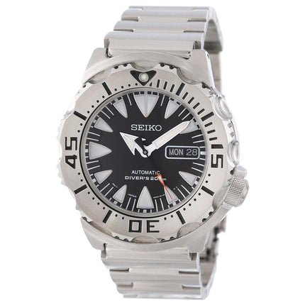 Seiko SRP307 Men's Classic Black Dial Steel Bracelet Automatic Dive Watch ,