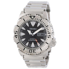 Seiko SRP307 Men's Classic Black Dial Steel Bracelet Automatic Dive Watch
