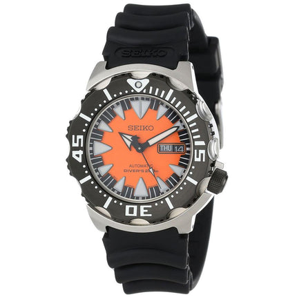 Seiko SRP315 Men's Classic Automatic Divers Orange Dial Black Rubber Strap Dive Watch ,
