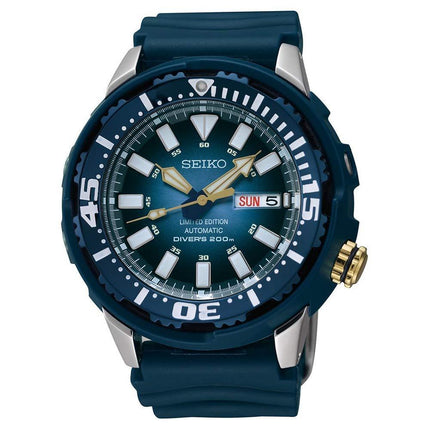 Seiko SRP453 Men's Blue Monster Superior Blue Dial Air Diver's Automatic Watch ,