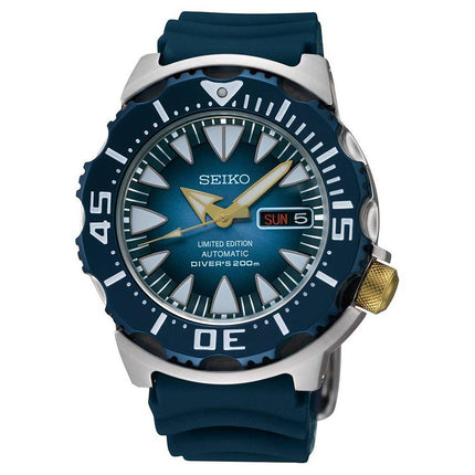 Seiko SRP455 Men's Blue Monster Superior Blue Dial Automatic Air Diver's Watch ,