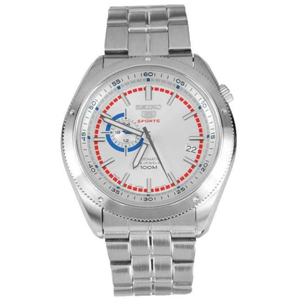 Seiko SSA061K1 Men's 5 Sports Automatic Stainless Steel Bracelet Silver Dial Date Watch ,