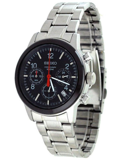 Seiko SSB011 Men's Quartz Chronograph Stainless Steel Watch ,