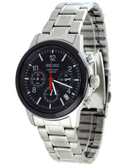 Seiko SSB011 Men's Quartz Chronograph Stainless Steel Watch