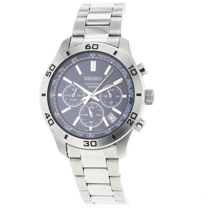 Seiko SSB059 Men's Blue Dial Chronograph Stainless Steel Watch ,