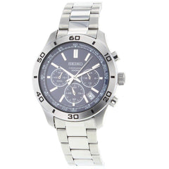 Seiko SSB059 Men's Blue Dial Chronograph Stainless Steel Watch