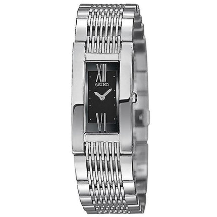 Seiko SUJ343 Women's Black Dial Stainless Steel Bracelet Watch ,