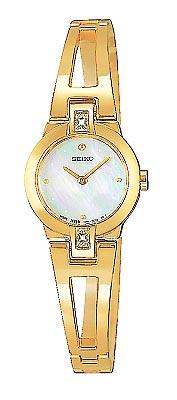 Seiko SUJ708 Women's Mother of Pearl Dial Diamond Watch ,