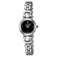 Seiko SUJD39 Women's Dress Black Dial Stainless Steel Bracelet Watch ,