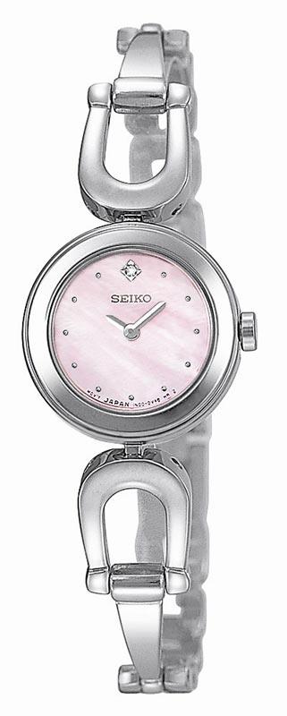 Seiko SUJE67 Women's Pink Dial Diamond Watch ,