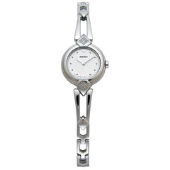 Seiko SUJF31 Women's Silver Dial Steel Bracelet Diamond Watch