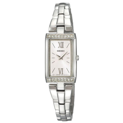 Seiko SUJG35 Women's Classic Silver Dial Stainless Steel Bracelet Watch ,