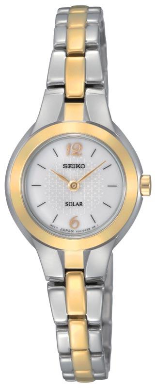 Seiko SUP024 Women's Two Tone White Dial Stainless Steel Watch ,