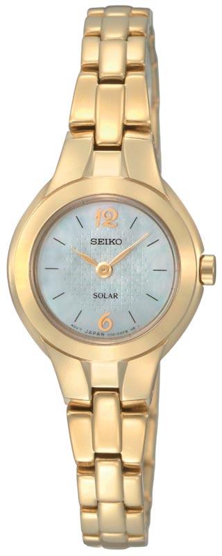 Seiko SUP026 Women's Gold Tone Mother of Pearl Dial Watch ,