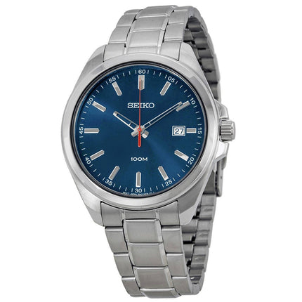 Seiko SUR059 Men's Dress Blue Dial Quartz Steel Bracelet Watch ,