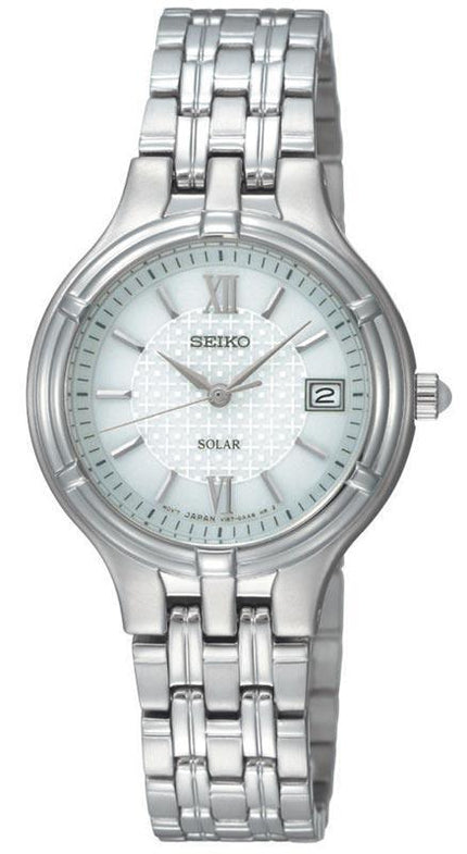 Seiko SUT015 Women's Dress Quartz Silver Dial Stainless Steel Watch ,