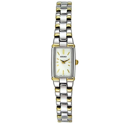 Seiko SUW006 Women's Stainless Steel Bracelet White Dial Quartz Watch ,