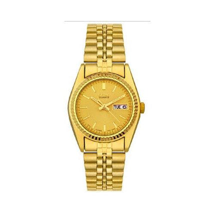 Seiko SWZ058 Women's Dress Yellow Gold Plated Quartz Watch ,