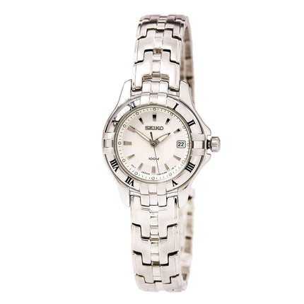 Seiko SXDA29 Women's Dress Silver Dial Stainless Steel Bracelet Watch ,
