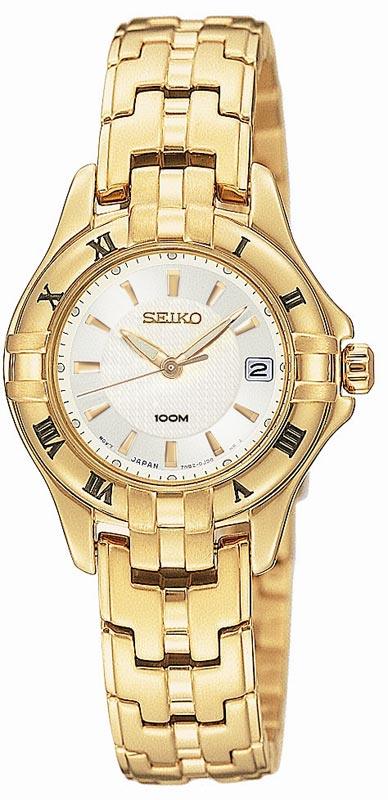 Seiko SXDA30 Women's Gold Plated Sport Watch ,
