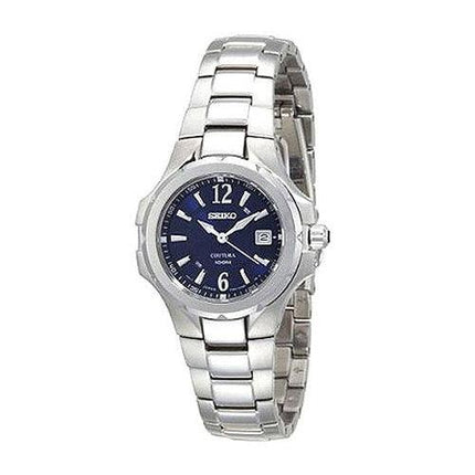 Seiko SXDB67 Women's Coutura Blue Dial Stainless Steel Watch ,