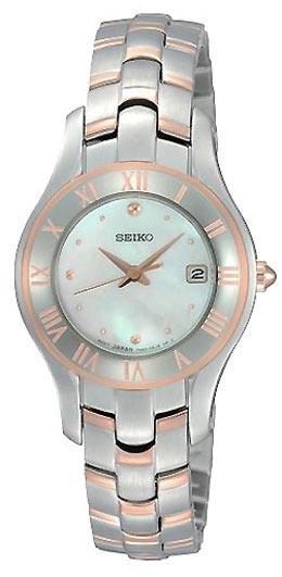 Seiko SXDB76 Women's Rose Gold Tone Stainless Steel Quartz Watch ,