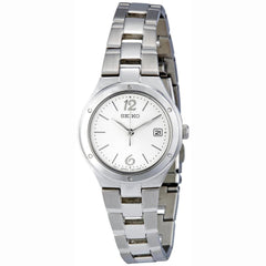 Seiko SXDC47 Women's Stainless Steel White Dial Quartz Watch