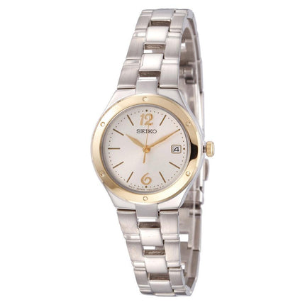 Seiko SXDC48 Women's Classic Silver Dial Stainless Steel Bracelet Watch ,