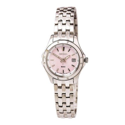 Seiko SXDC95 Women's Le Grand Sport Pink MOP Dial Steel Bracelet Watch ,