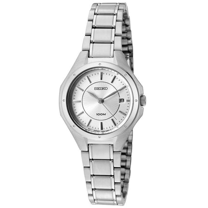 Seiko SXDE11P1 Women's Silver Dial Stainless Steel Bracelet Watch ,