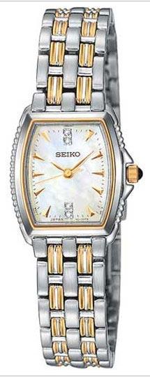 Seiko SXGM46 Women's Le Grand Sport Two Tone Diamond Watch ,