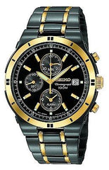 Seiko Titanium Carbon Nitride Plated Alarm Chronograph SNAA30