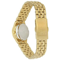 Seiko Women's Automatic Watch - 5 Sports Black Dial Yellow Gold Bracelet | SYMA06K1 ,