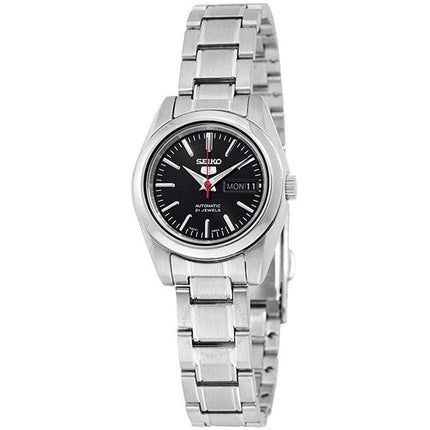 Seiko Women's Automatic Watch - Series 5 Date Display Black Dial Bracelet | SYMK17K1 ,