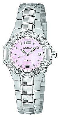 Seiko Women's Diamond Coutura Watch SXD691 ,