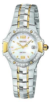 Seiko Women's Diamond Coutura Watch SXD692 ,